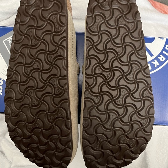 Birkenstock Men's Taupe Suede Loafers - Picture 3 of 5